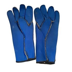 Vintage Size XL Blue Scuba Diving Gloves